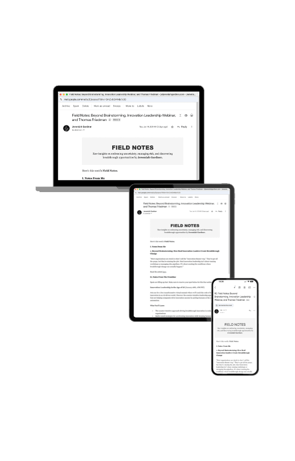 A preview of Field Notes